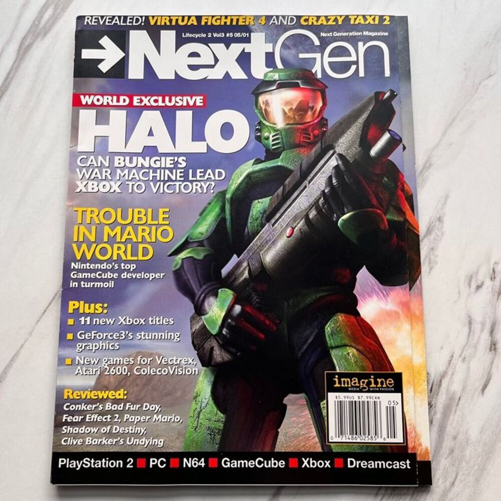 NextGen Magazine May 2001 Vol 3 #5 Halo World Exclusive GameCube Paper Mario